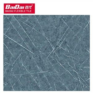 Carrelage en porcelaine flexible avec matériau en argile modifiée